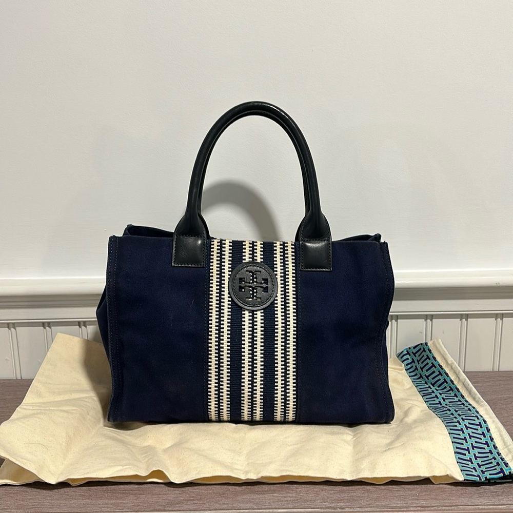 Tory Burch Navy Shoulder Bag